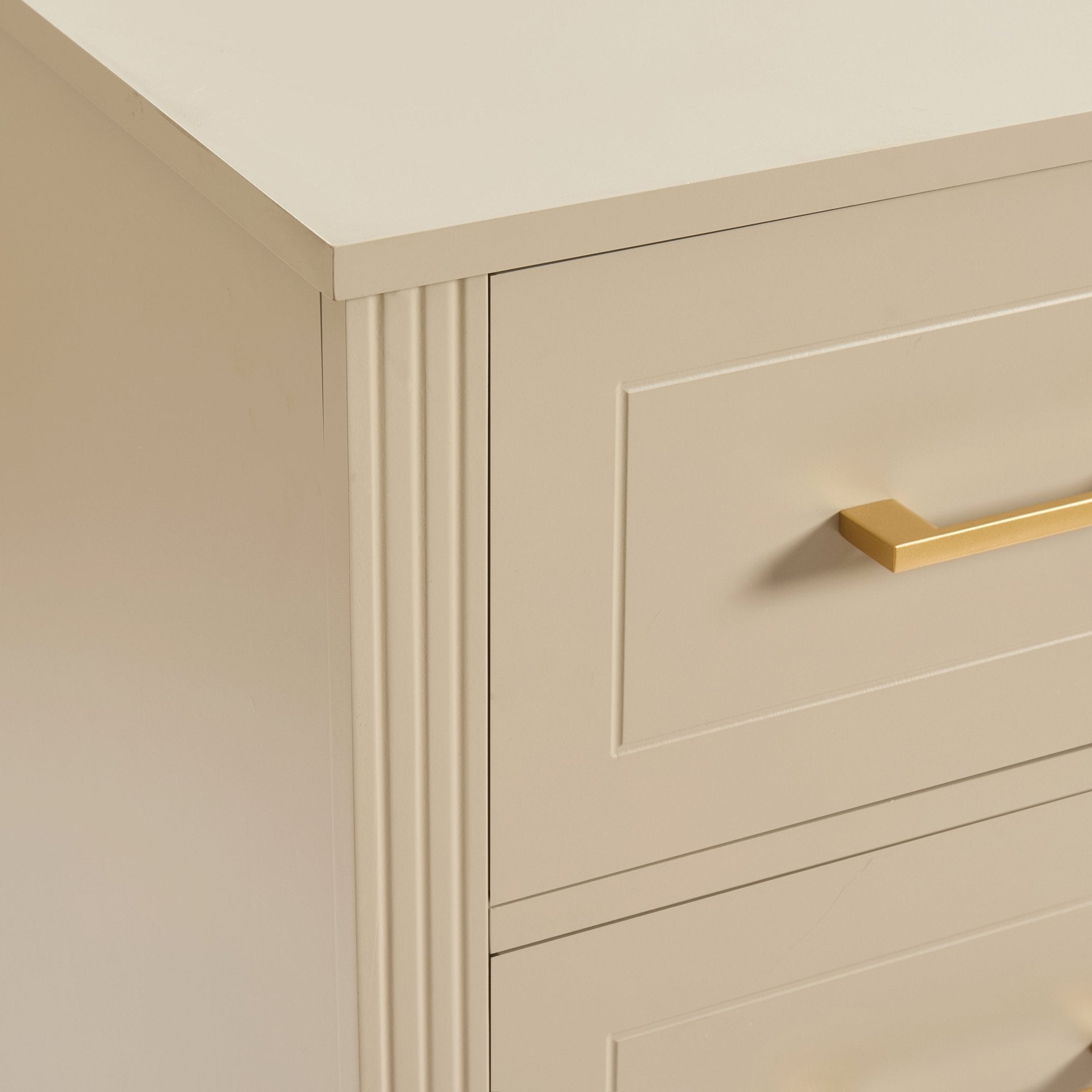 Sienna 5 Drawer Chest - Taupe
