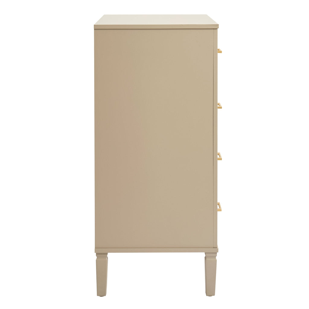 Sienna 5 Drawer Chest - Taupe