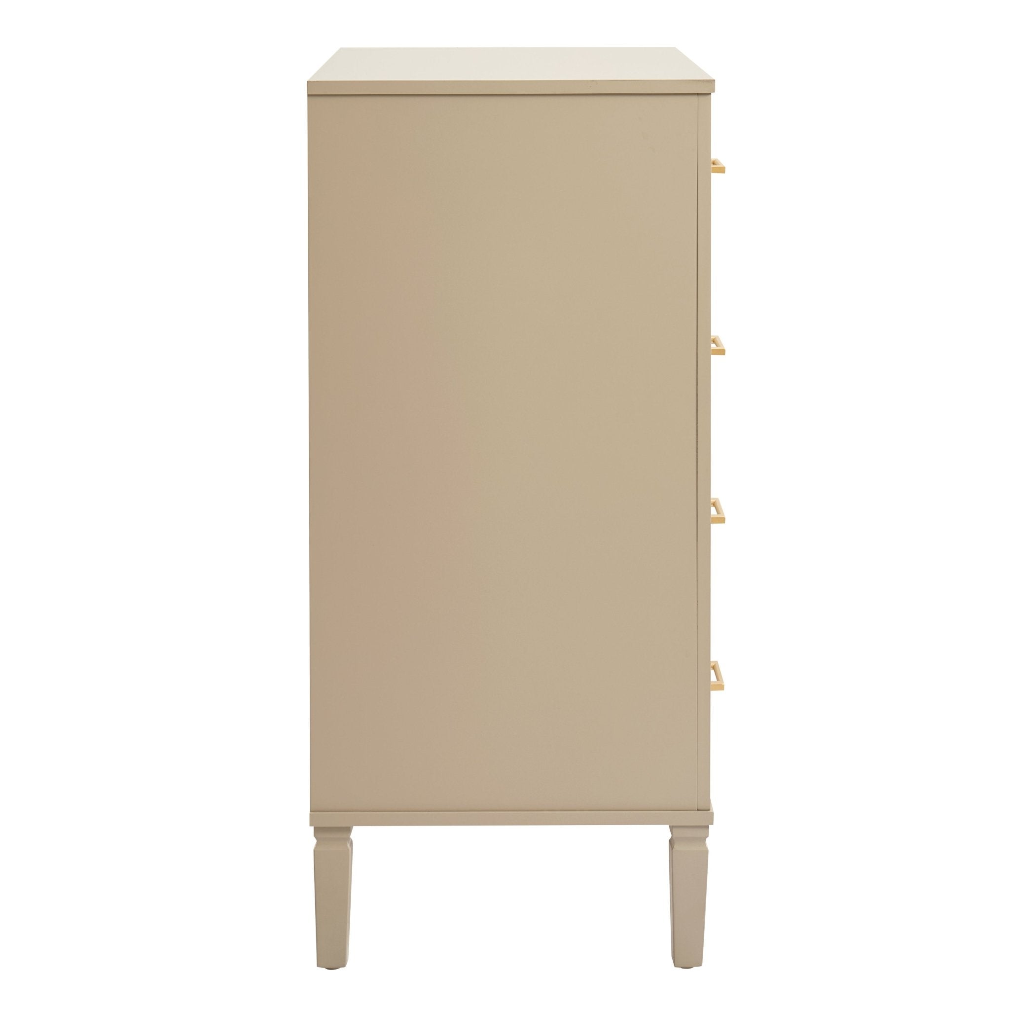 Sienna 5 Drawer Chest - Taupe