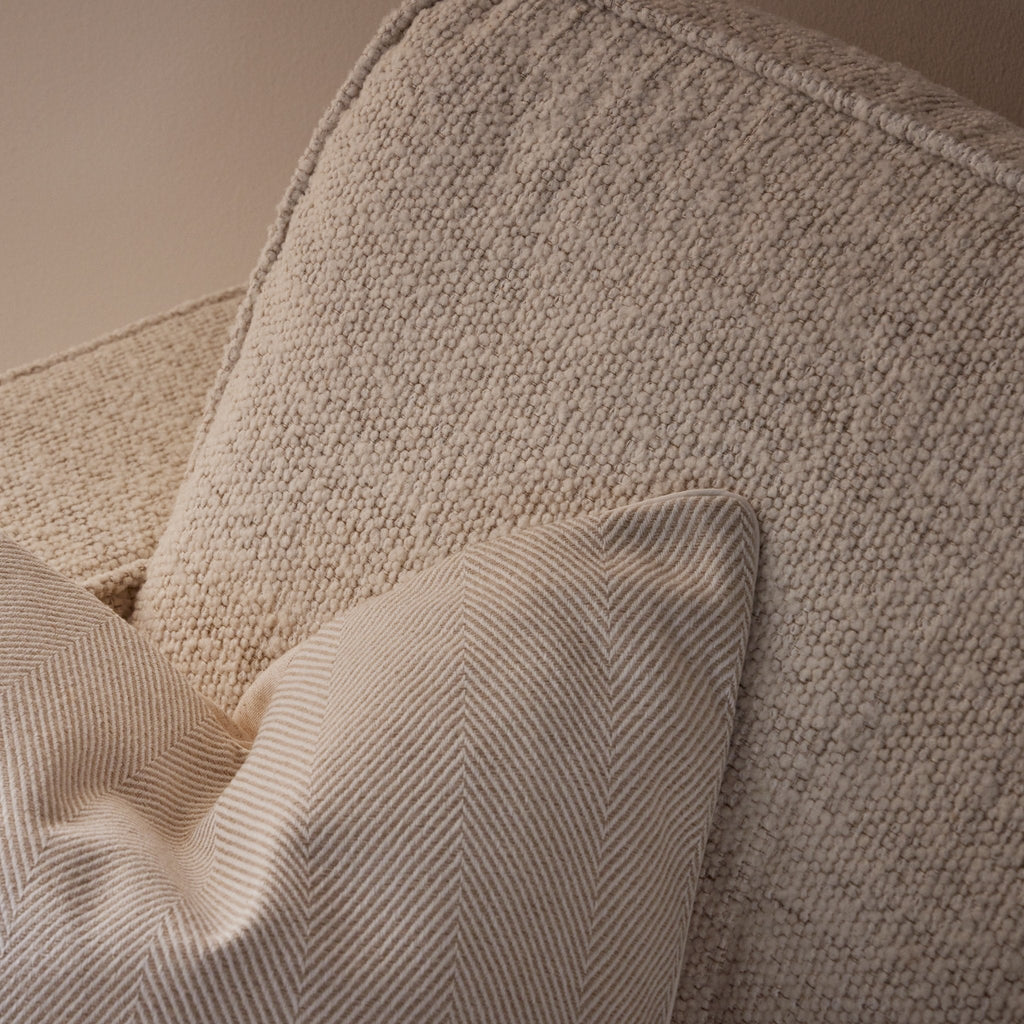 Soho Bouclé 2 Seater Sofa - Ivory