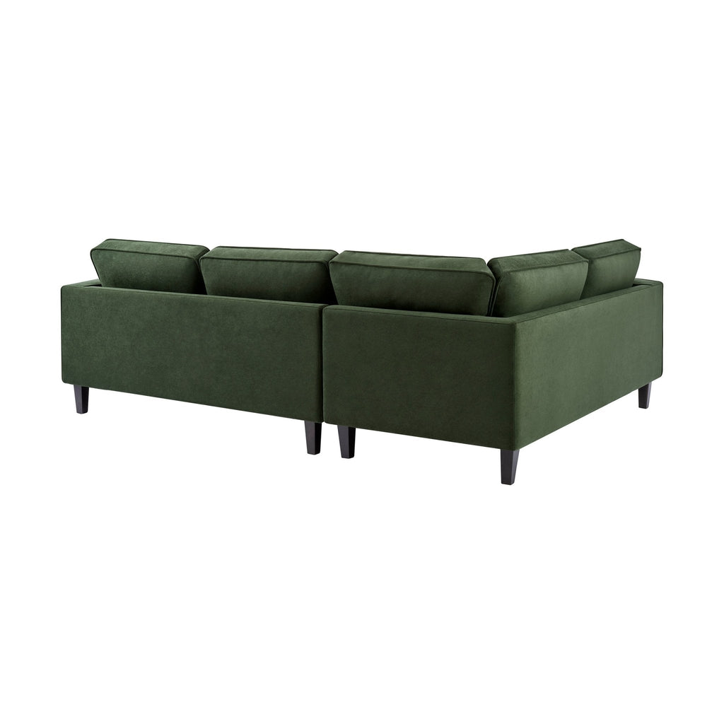 Soho Left Hand Corner Sofa - Dark Olive