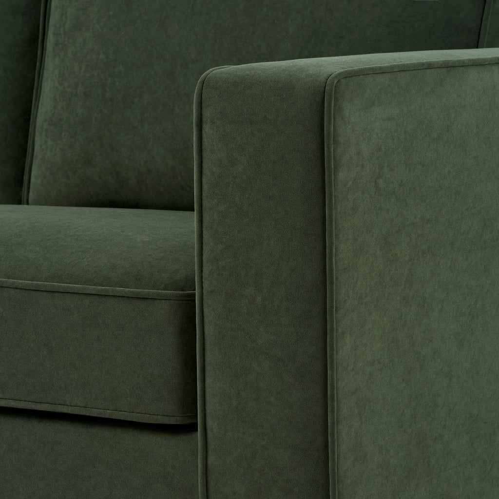 Soho Left Hand Corner Sofa - Dark Olive
