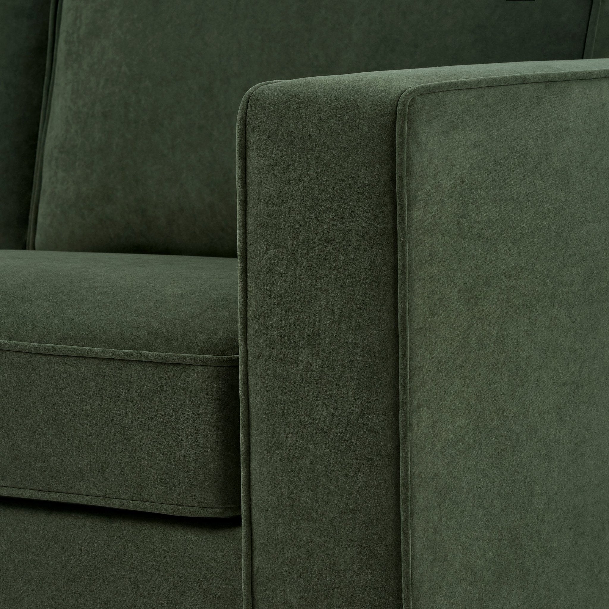 Soho Left Hand Corner Sofa - Dark Olive