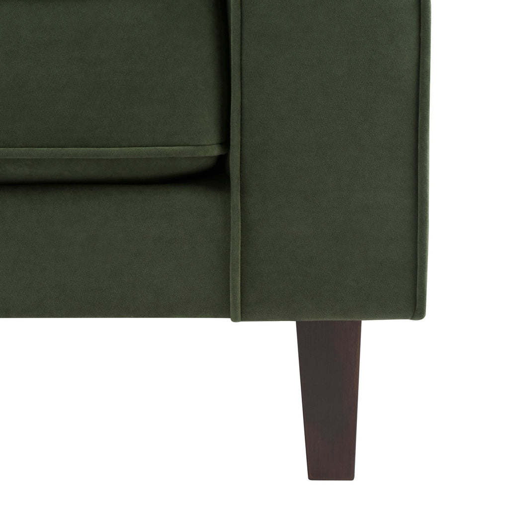 Soho Left Hand Corner Sofa - Dark Olive