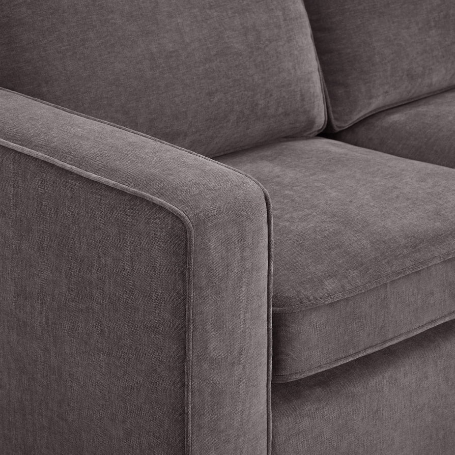 Soho Left Hand Storage Chaise Sofa - Grey