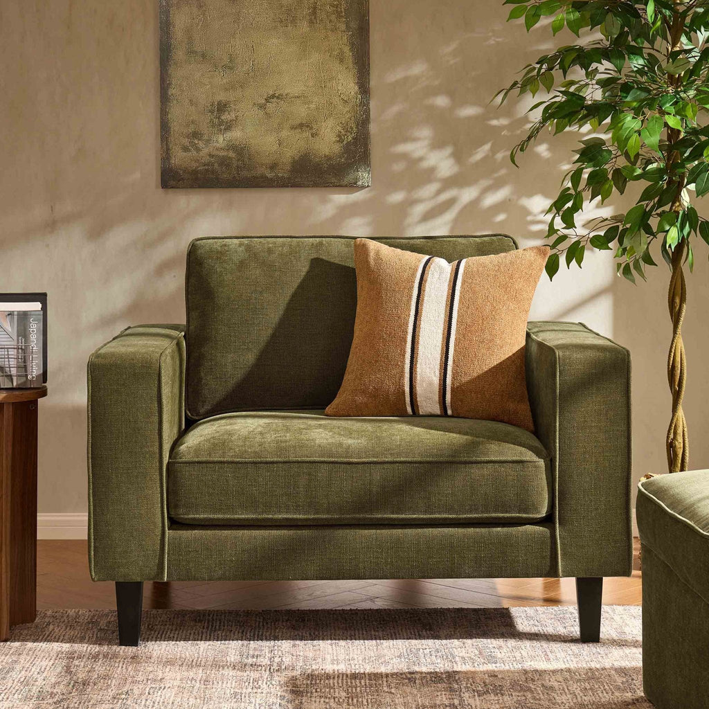 Soho Loveseat - Chenille Olive