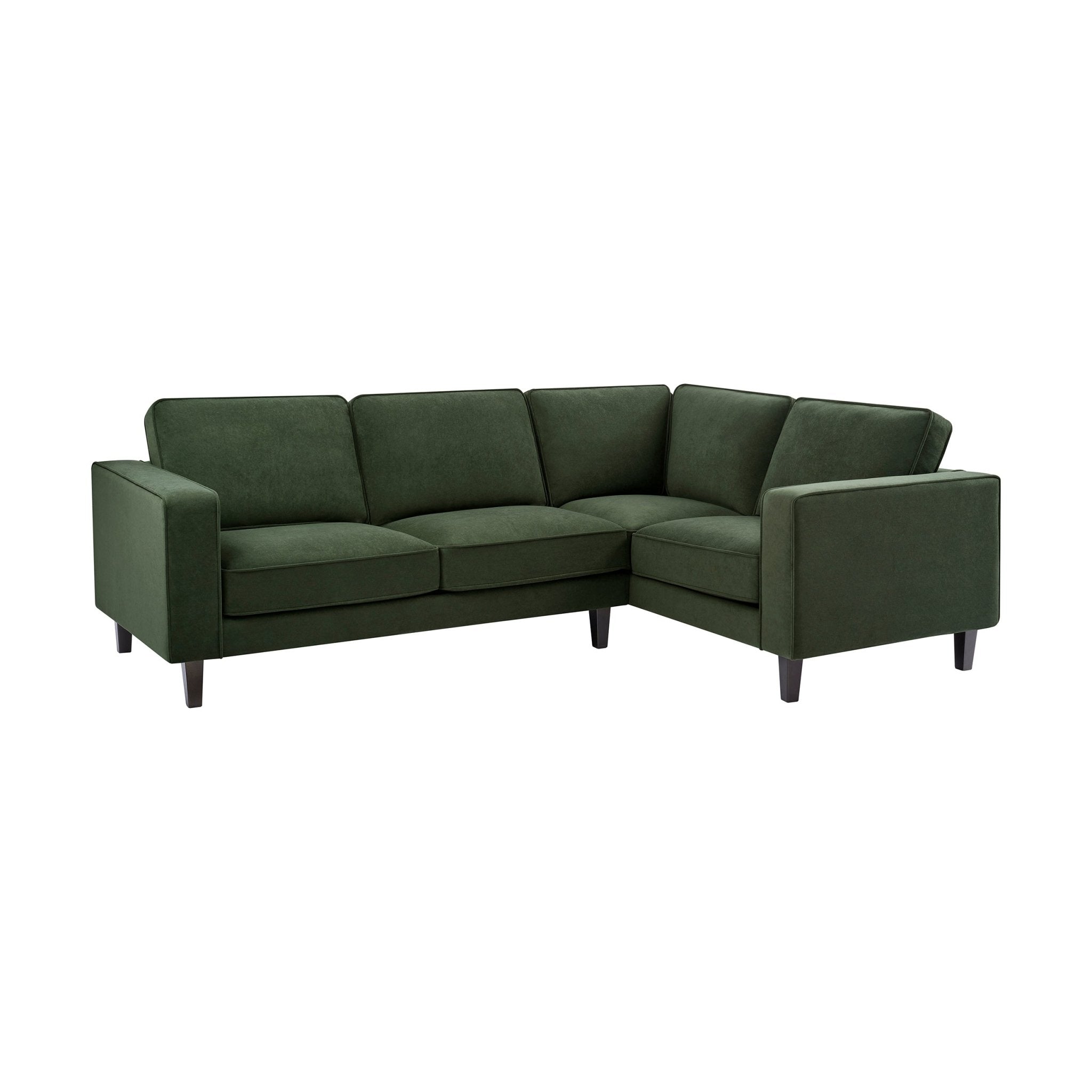 Soho Right Hand Corner Sofa - Dark Olive