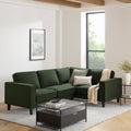 Soho Right Hand Corner Sofa - Dark Olive