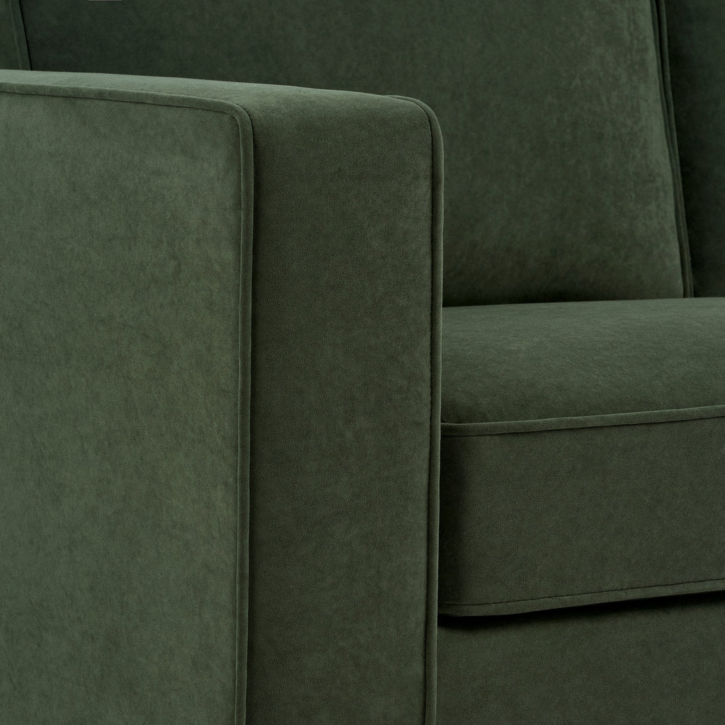 Soho Right Hand Corner Sofa - Dark Olive