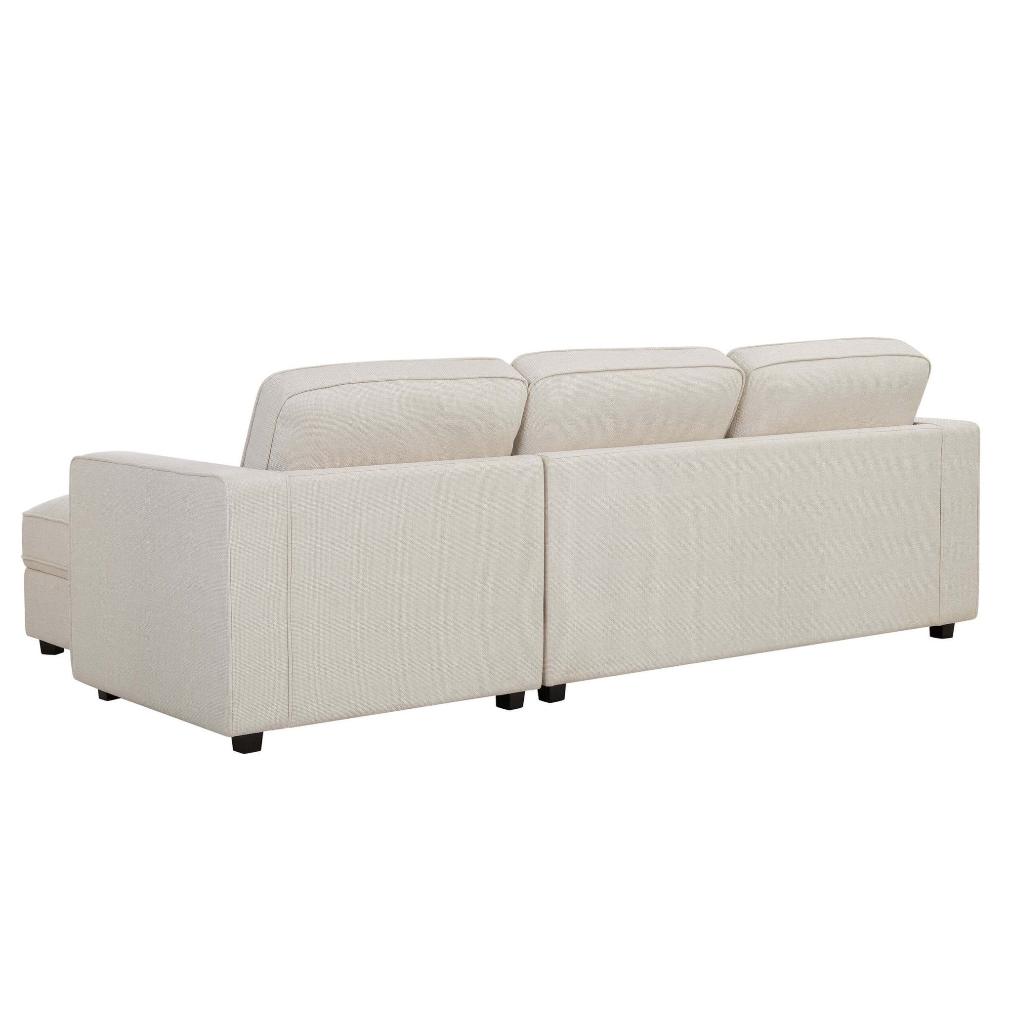 Soho Right Hand Storage Chaise Sofa - Beige