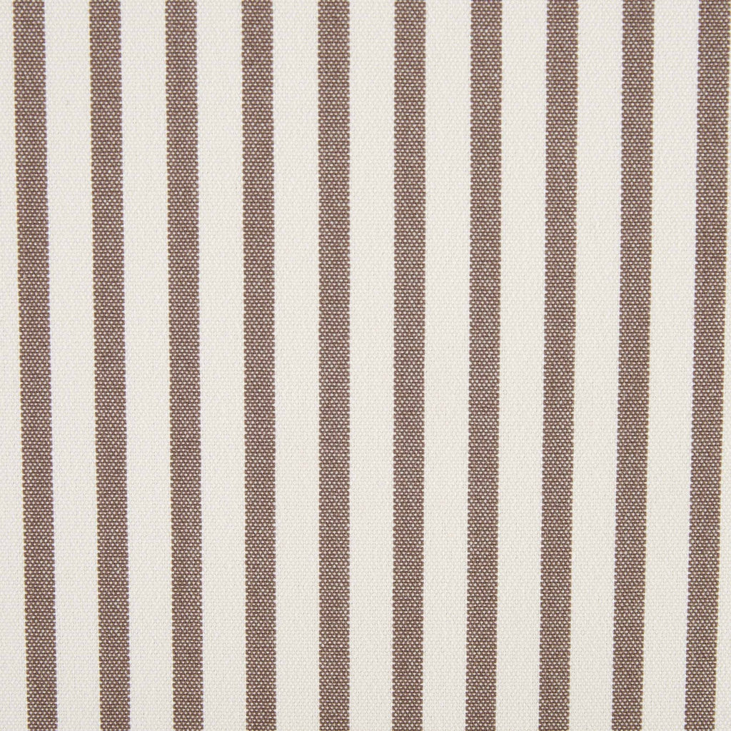 Stockton Round Storage Pouffe - Chocolate Stripe