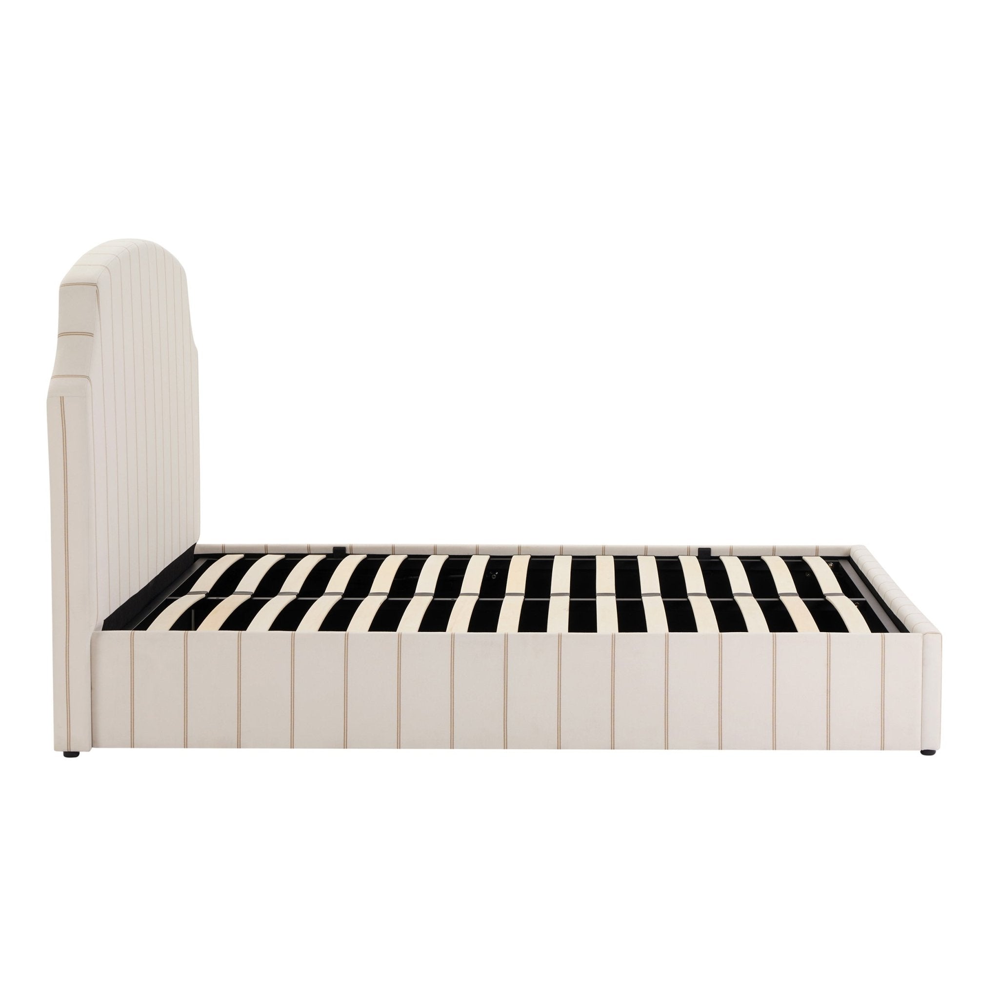 Surrey Ottoman Storage Bed - Thin Stripe
