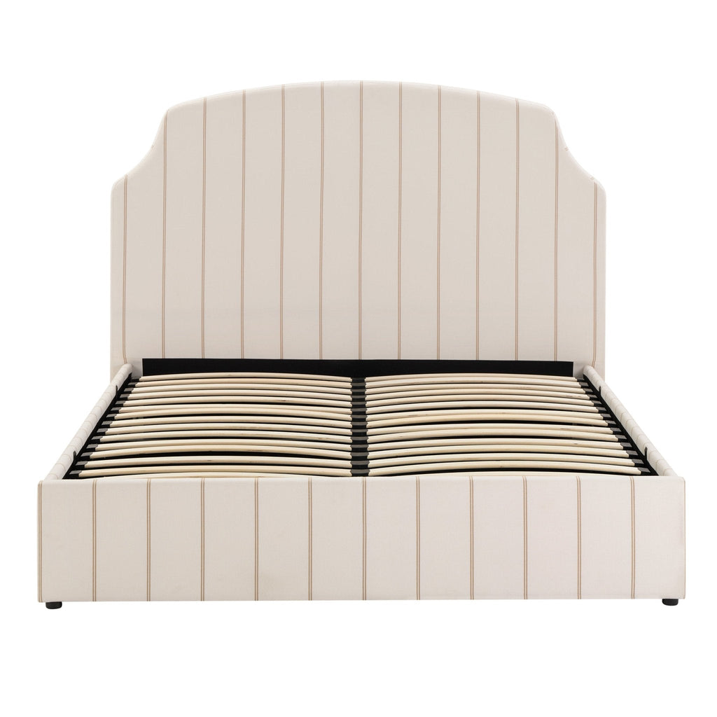 Surrey Ottoman Storage Bed - Thin Stripe
