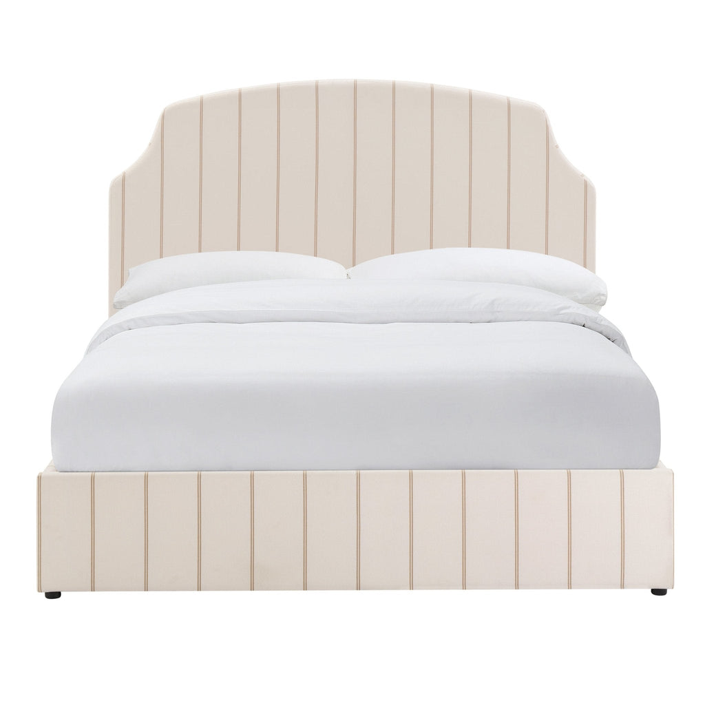 Surrey Ottoman Storage Bed - Thin Stripe