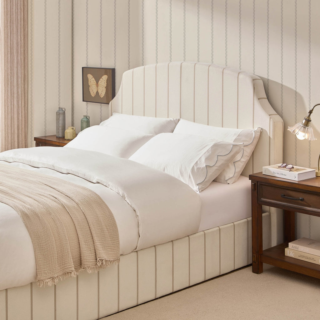 Surrey Ottoman Storage Bed - Thin Stripe