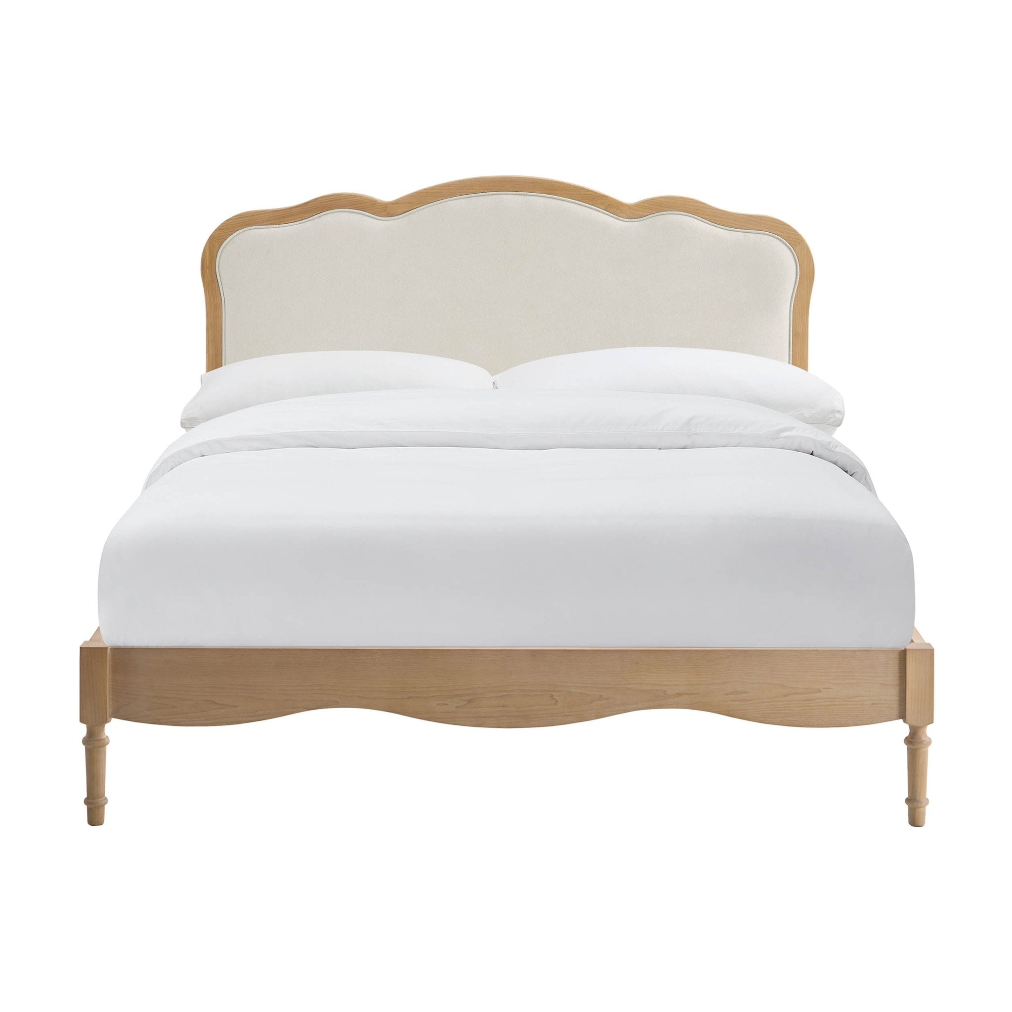 Versaille Bed Frame - Cream Linen