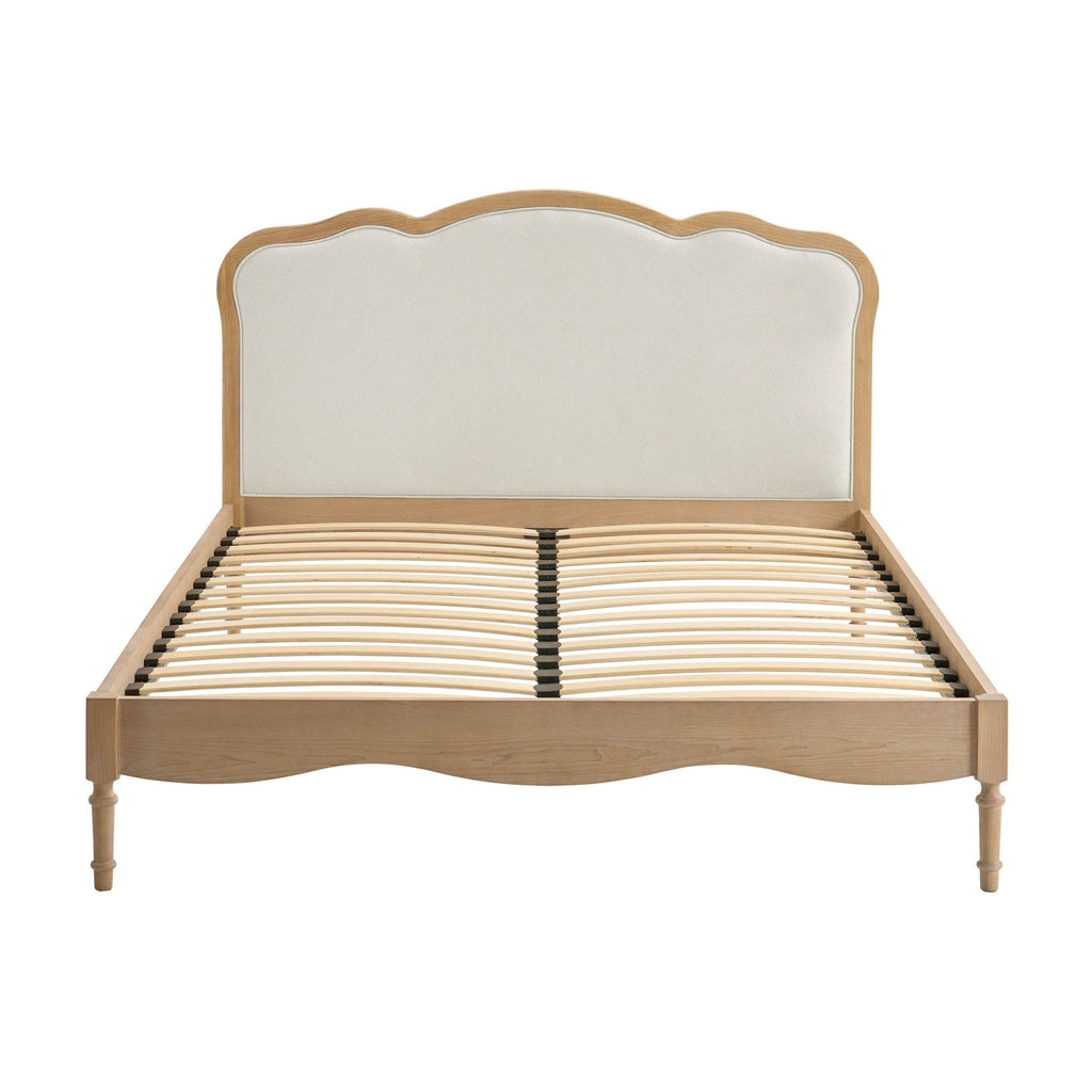 Versaille Bed Frame - Cream Linen