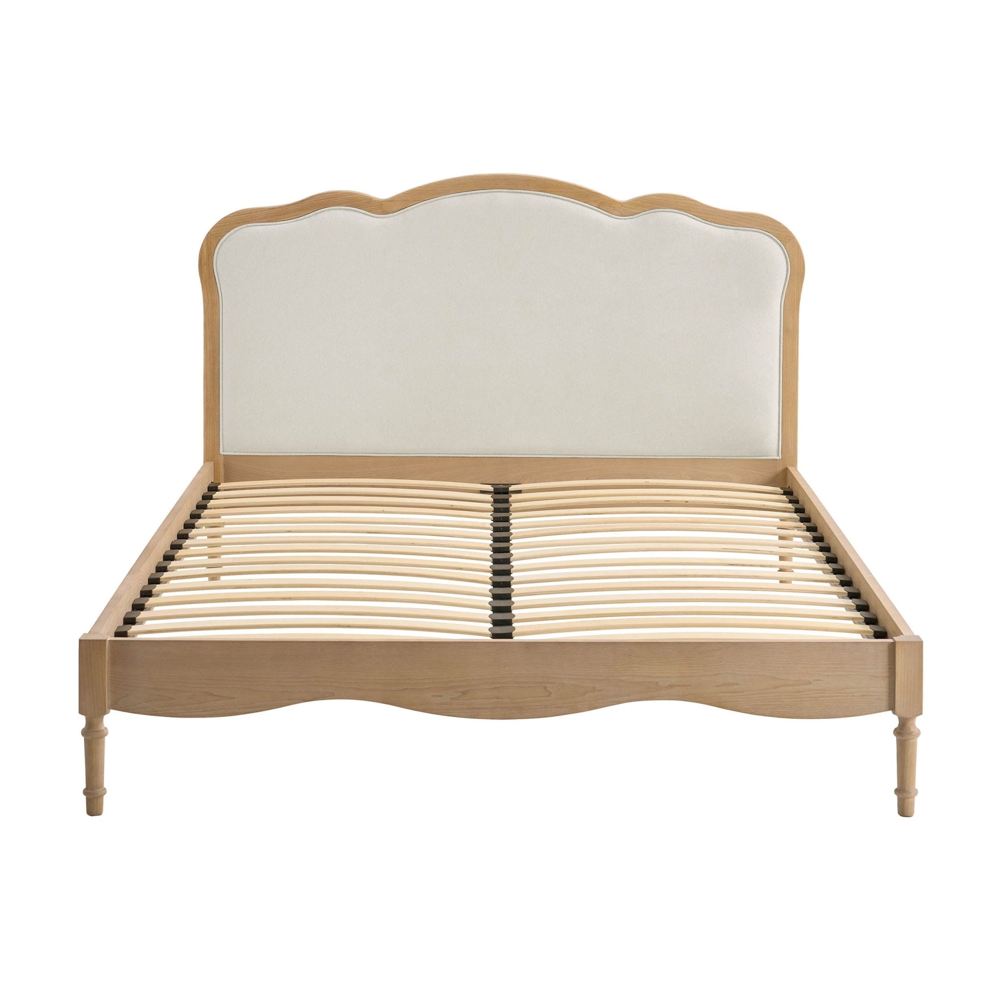 Versaille Bed Frame - Cream Linen