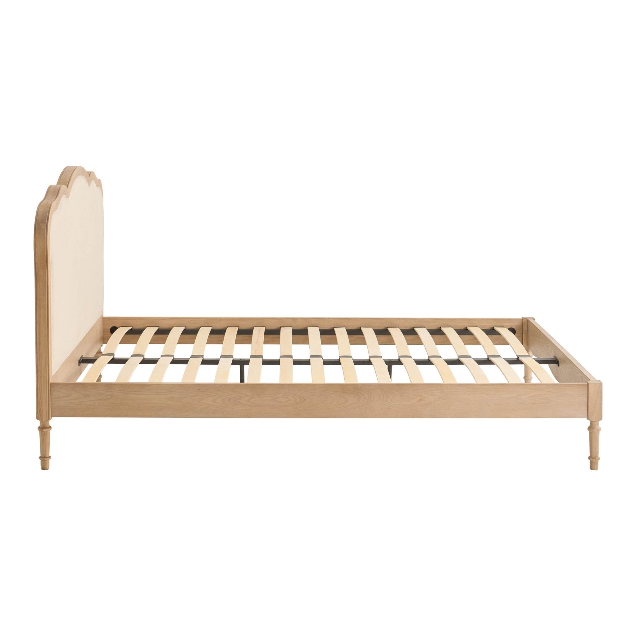 Versaille Bed Frame - Cream Linen
