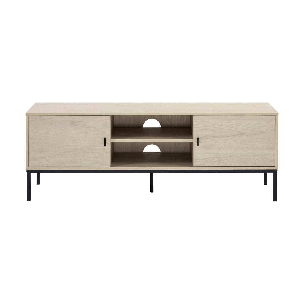 Willow 140cm TV Unit for TVs up to 60" - Light Wood