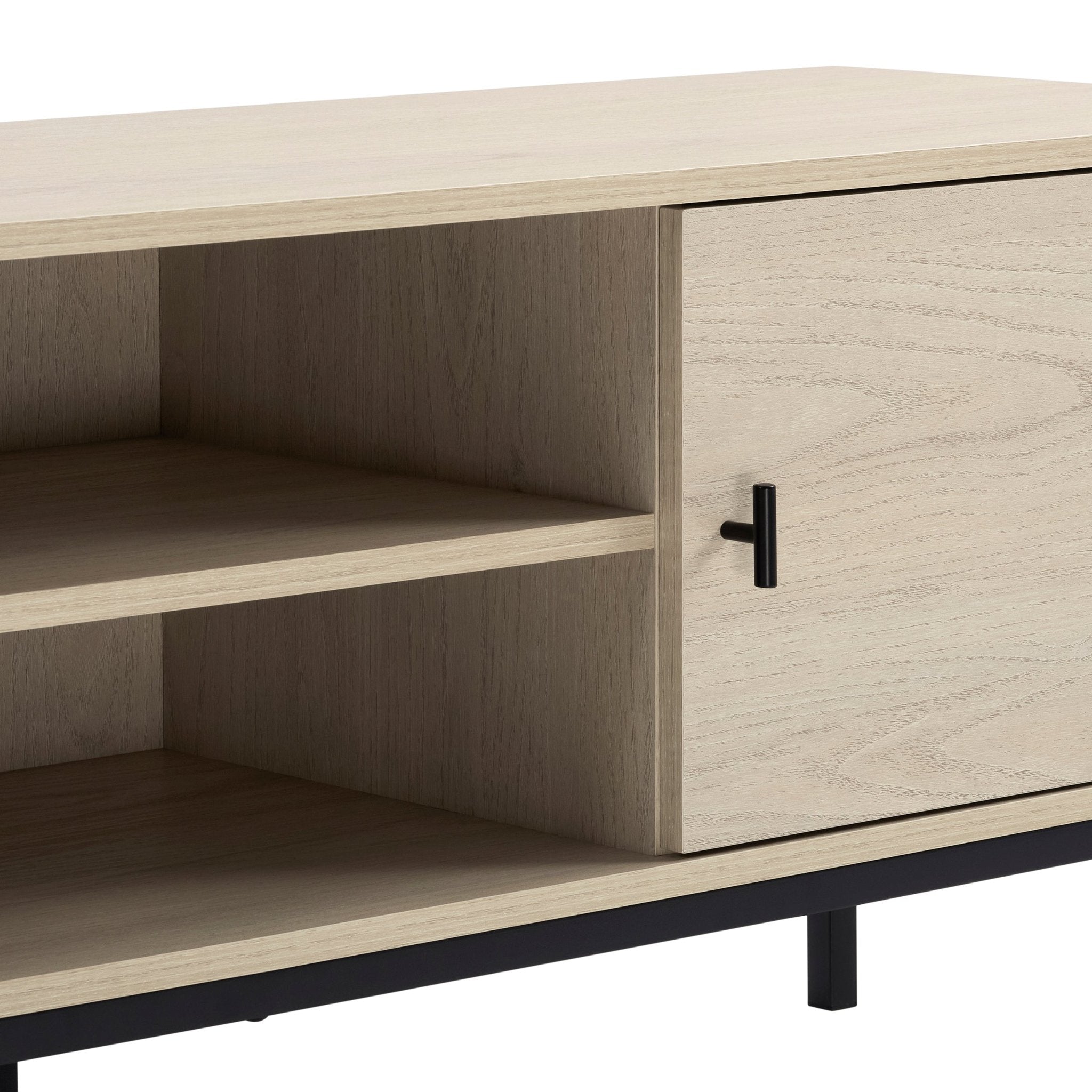 Willow 140cm TV Unit for TVs up to 60" - Light Wood