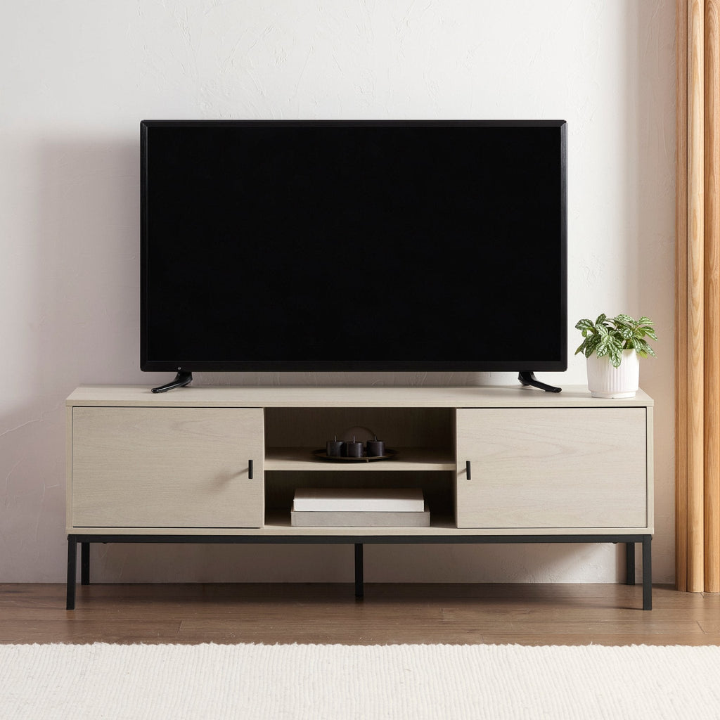 Willow 140cm TV Unit for TVs up to 60" - Light Wood